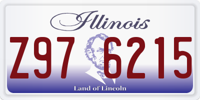 IL license plate Z976215
