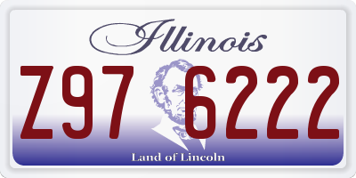 IL license plate Z976222