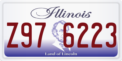 IL license plate Z976223