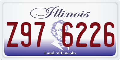 IL license plate Z976226