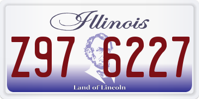 IL license plate Z976227