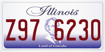 IL license plate Z976230
