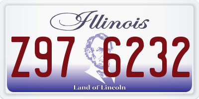 IL license plate Z976232