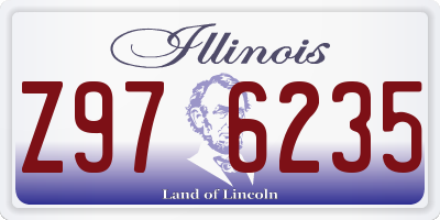 IL license plate Z976235