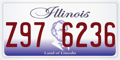 IL license plate Z976236