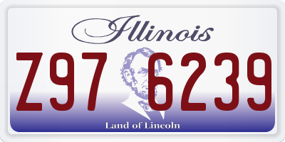 IL license plate Z976239