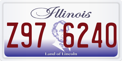 IL license plate Z976240