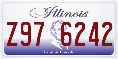 IL license plate Z976242