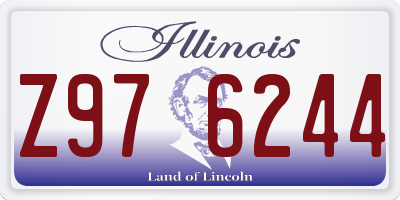 IL license plate Z976244