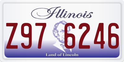 IL license plate Z976246