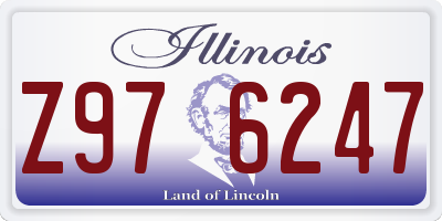 IL license plate Z976247