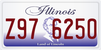 IL license plate Z976250