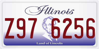 IL license plate Z976256