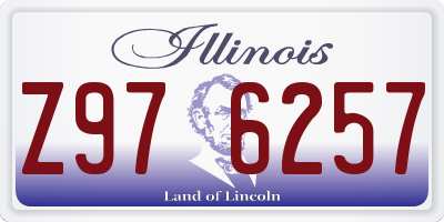 IL license plate Z976257