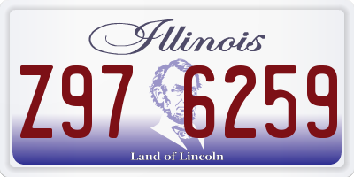 IL license plate Z976259