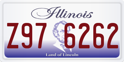 IL license plate Z976262