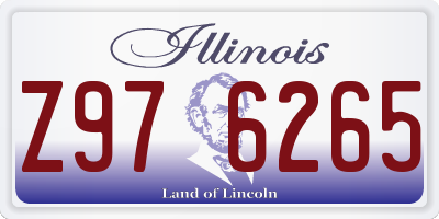 IL license plate Z976265
