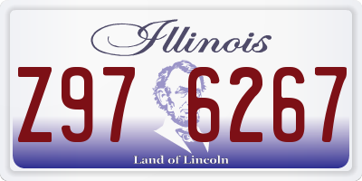 IL license plate Z976267