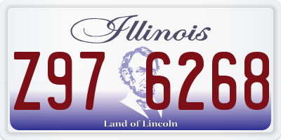 IL license plate Z976268
