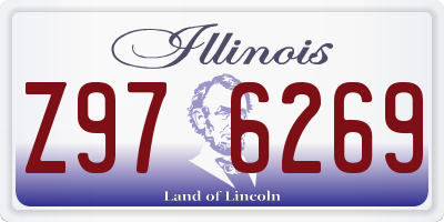 IL license plate Z976269