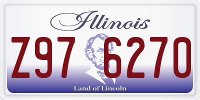 IL license plate Z976270