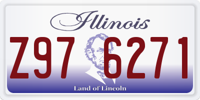 IL license plate Z976271