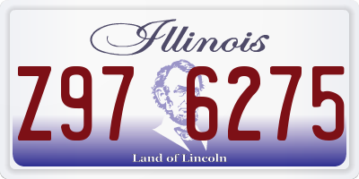 IL license plate Z976275