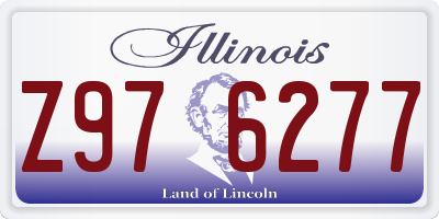 IL license plate Z976277