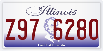 IL license plate Z976280