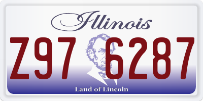 IL license plate Z976287