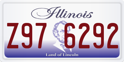 IL license plate Z976292