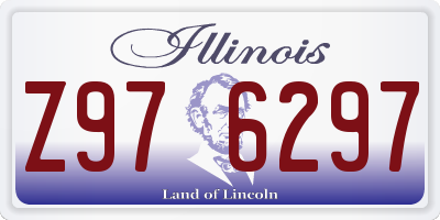 IL license plate Z976297