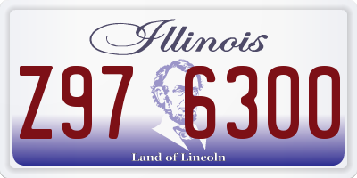 IL license plate Z976300