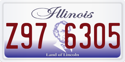 IL license plate Z976305
