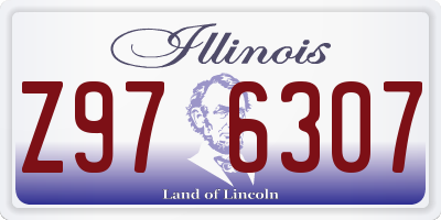 IL license plate Z976307