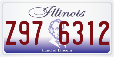 IL license plate Z976312