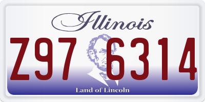 IL license plate Z976314