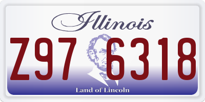 IL license plate Z976318