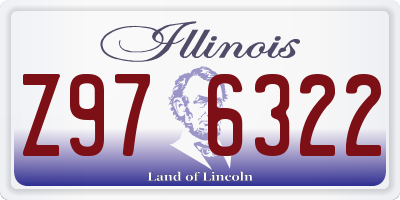 IL license plate Z976322