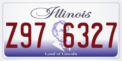 IL license plate Z976327
