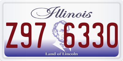 IL license plate Z976330