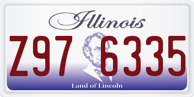IL license plate Z976335