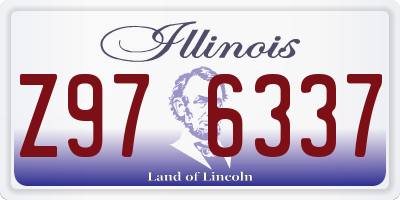 IL license plate Z976337