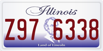 IL license plate Z976338