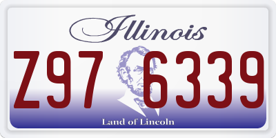 IL license plate Z976339