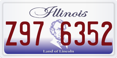 IL license plate Z976352