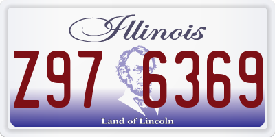 IL license plate Z976369
