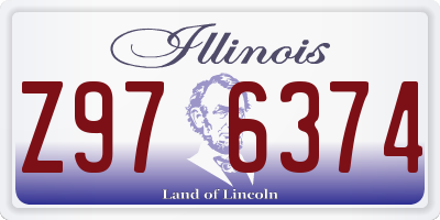 IL license plate Z976374