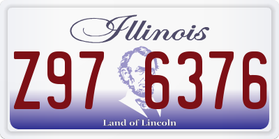 IL license plate Z976376