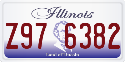 IL license plate Z976382